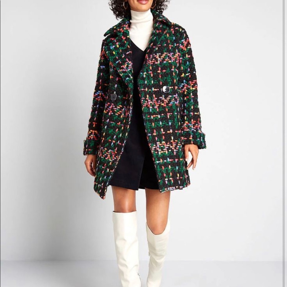 Amazing colorful Anthropologie coat!